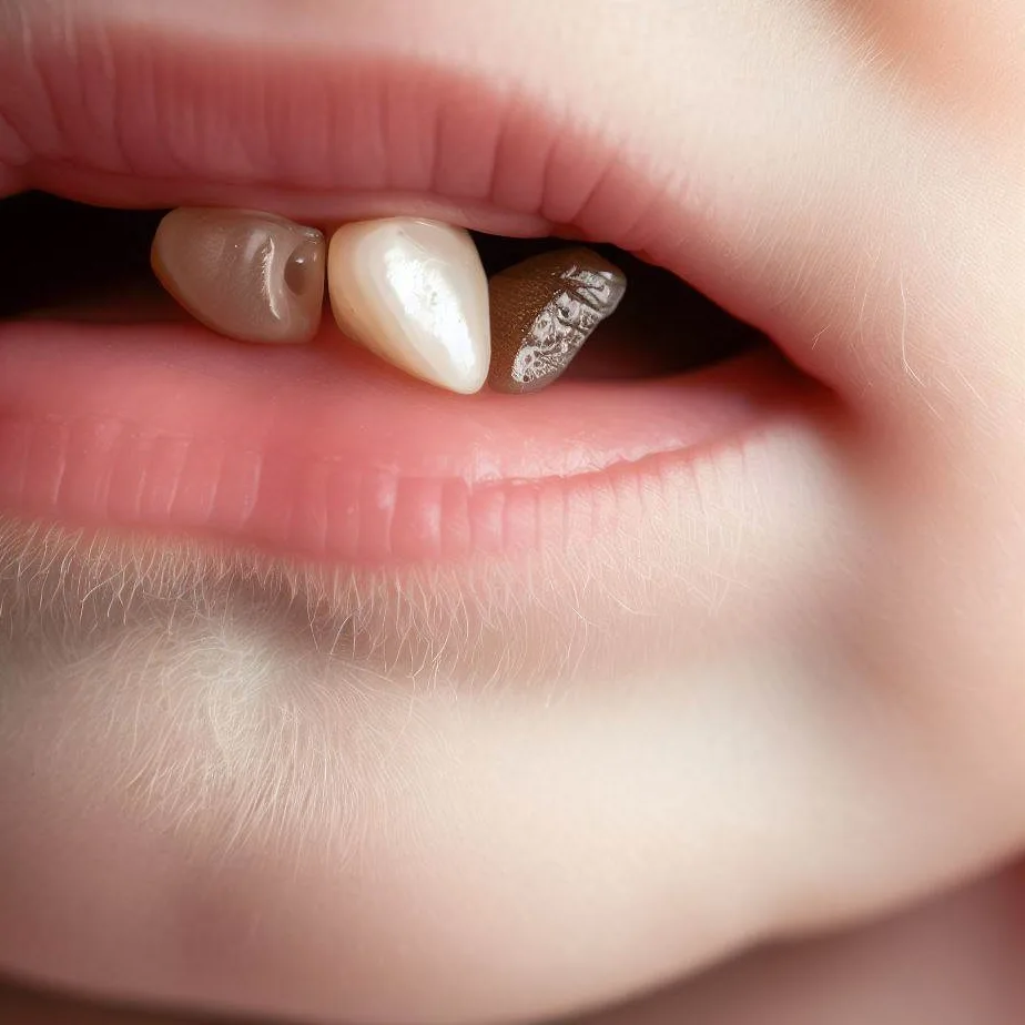 Jak wygląda wychodzący ząb u niemowlaka